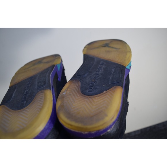 Jordan 5 Retro Black Grape 2013 Basketball High Top Shoes YOUTH 5.5 FLAWS READ main image 10